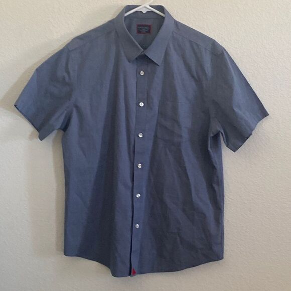 UNTUCKit Men’s Short Sleeves Button Down Shirt Size L - Picture 1 of 3